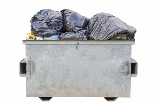 Low-carbon van used for eco-friendly rubbish removal in Roehampton