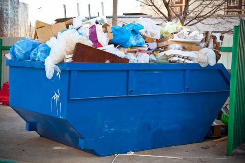 Responsible waste collection operations representing ongoing compliance monitoring