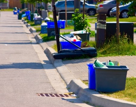 Scheduled council bulky waste collection in Roehampton with large items ready