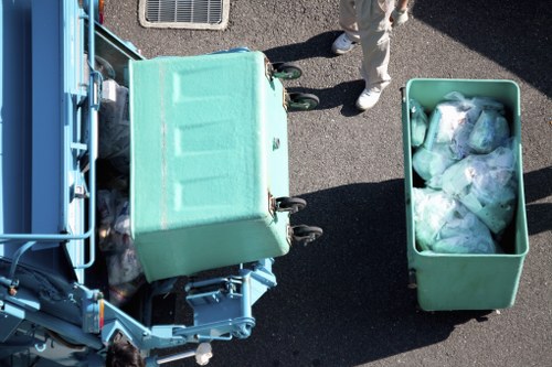 Waste clearance risk assessment and hazard checking on site